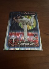2024 Topps Chrome - Kody Funderburk #297 RayWave Refractor (RC) - Twins
