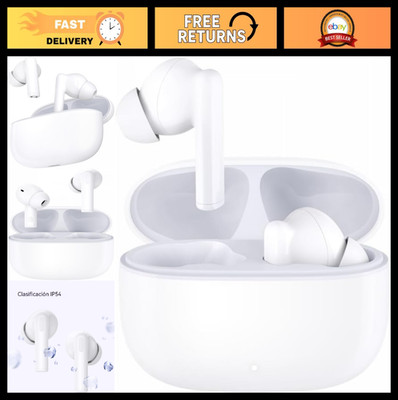 Wireless Earbuds with Ear Hooks, Bluetooth 5.3, ENC Noise Cancellation, IPX5, De