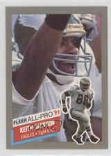 1991 Fleer All-Pro Blank Back Keith Jackson #12 fm0