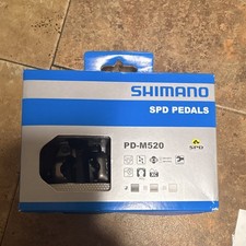 Shimano PD-M520 SPD Clipless Pedals Universal Compatible Bike Type