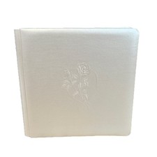 Creative Memories Wedding Album Embossed Rose Cover & Wedding Pages New W/ Box