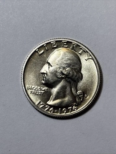 1976-S Bi-centennial 40% Silver Washington Quarter Mint State MS++