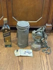 WWII German Gas Mask and Metal Canister WW2 Military