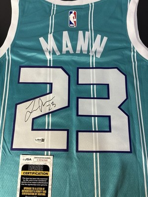 Tre Mann Signed Autographed Charlotte Hornets Basketball Jersey
