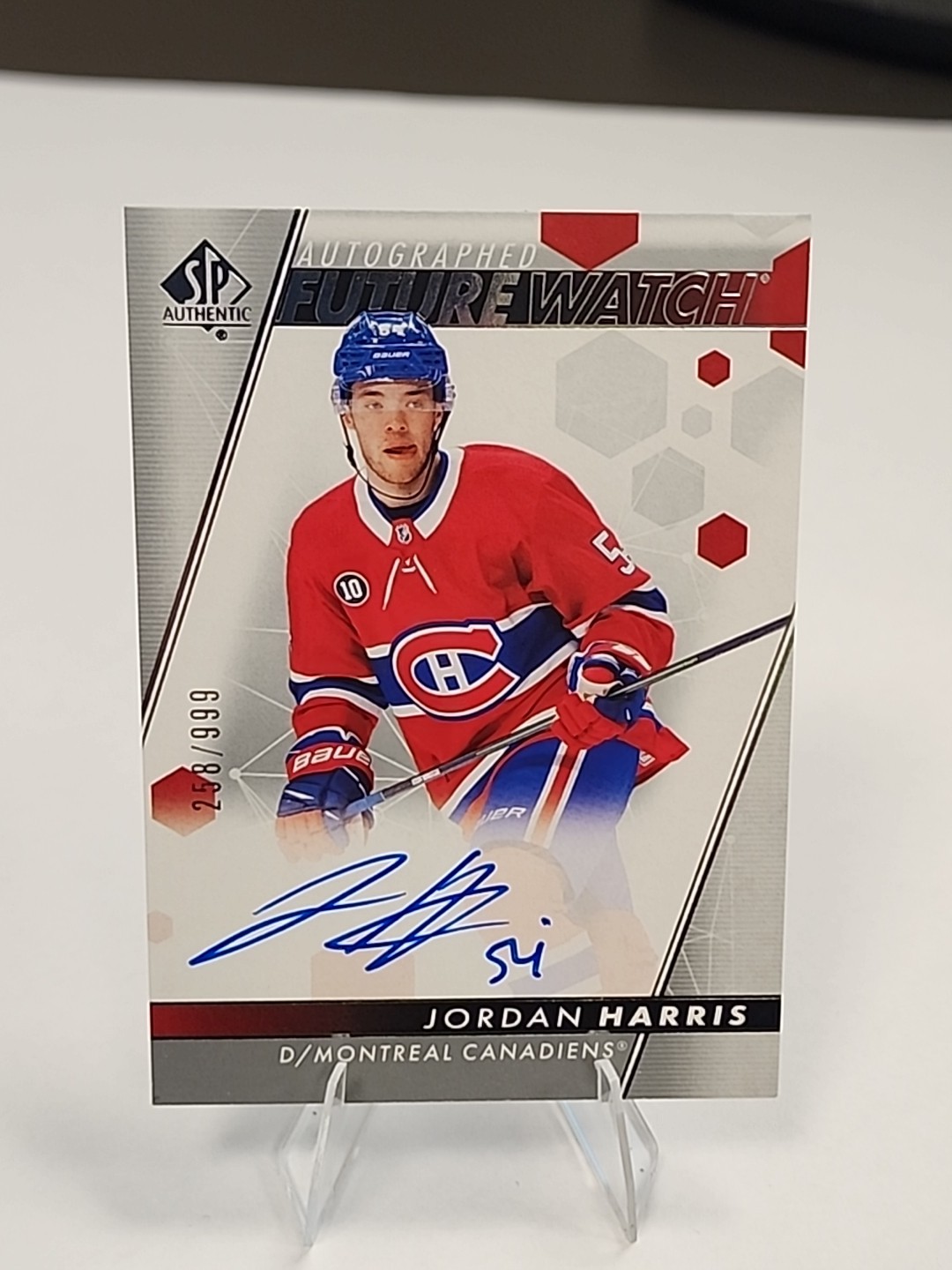JORDAN HARRIS 2022-23 SP AUTHENTIC FUTURE WATCH AUTOGRAPH AUTO /999