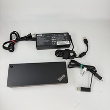 Lenovo ThinkPad Hybrid USB-C USB-A Dock 40AF 4K DisplayLink W/ 135W AC Adapter