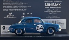 Spark 1/43 Renault Dauphine 12H Sebring 1957 Michy - Foulgoc [S5218]