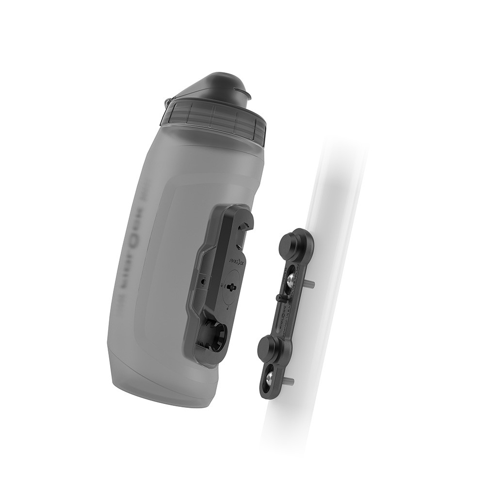 Fidlock TWIST Bottle 590 + Bike Base Clear 590ml 590Ml, Black - Image 5
