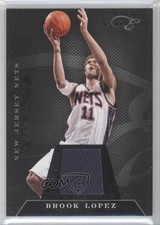 2010-11 Elite Black Box Status Memorabilia 8/99 Brook Lopez #22 0a1