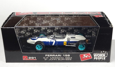 Brumm R291 Ferrari 158 white #7 Surtees 1/43