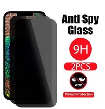 2X Privacy Glass Anti Spy For iPhone 17 Pro Max 16 15 14 13 12 11 Tempered Film