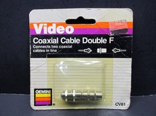 Gemini CV81, Coaxial Cable Double "F" (Connects 2 coaxial cables in line) NISP