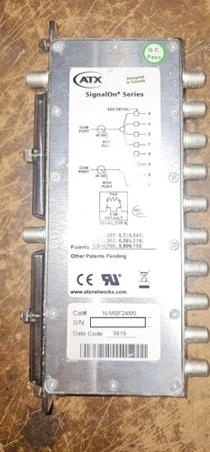 ATX N-MSF24M0 SignalOn Series 0 Db splitter used