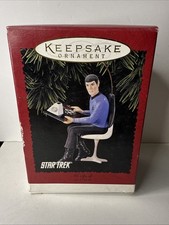 Vintage Hallmark Keepsake Ornament   Star Trek Mr. Spock 1996 Brand New in Box