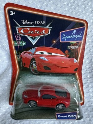 New Disney Pixar Cars - FERRARI F430 MICHAEL Supercharged 2007 - 1:55 Diecast
