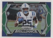 2019 Panini Prizm Brilliance Green Prizm Marlon Mack #B-MM 6bc