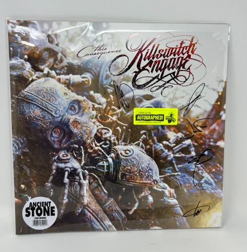 Killswitch Engage - This Consequence - Ancient Stone Vinyl LP SIGNED JACKET