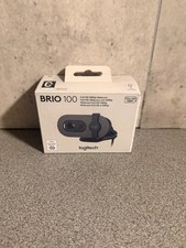 Logitech Brio 100 Full HD Webcam for Meetings and Streaming, Auto-Light Balance