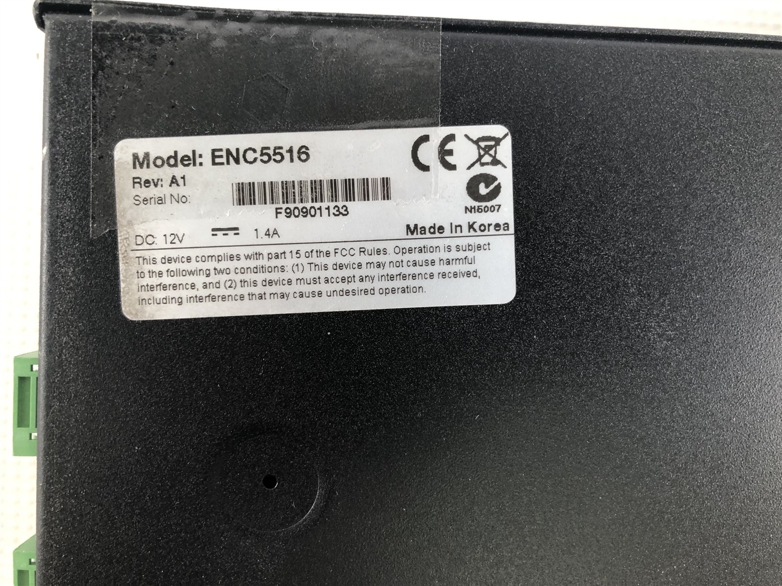 Pelco Digital Sentry ENC5516 16-Channel H.264 Video Encoder w/ Rack Ears -NO AC-