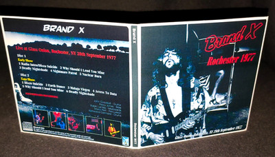 Brand X Rochester 1977 Gate Fold 2CD Package NEW