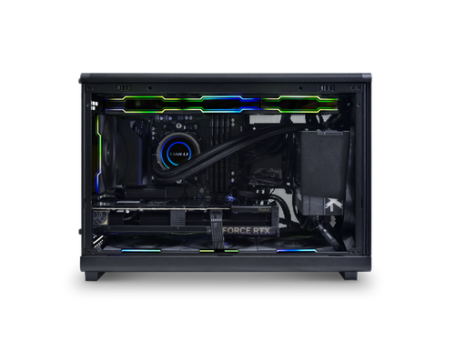 LIAN LI A3- mATX-WD Black Wood front panel SPCC M-ATX / ITX Computer Case - Picture 2 of 5