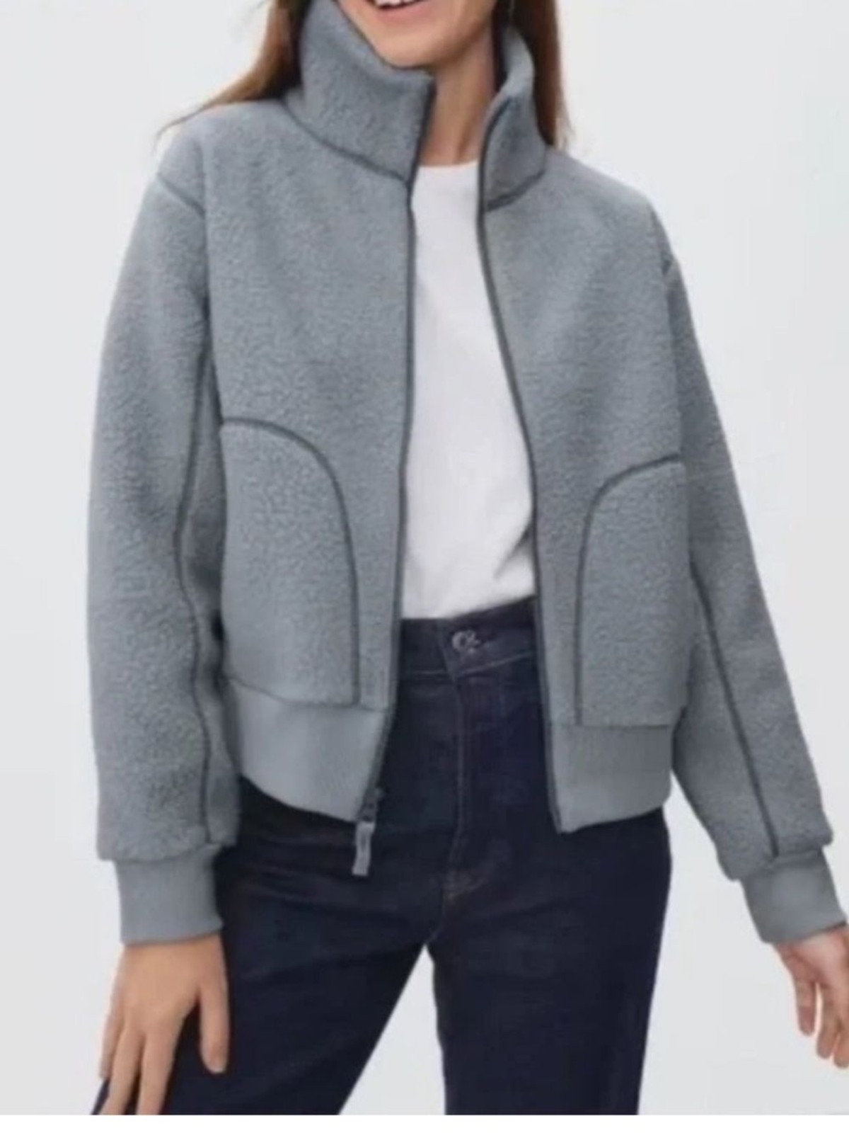 Everlane Renew Teddy Bomber