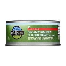 Poitrine De Poulet Rôti Bio Sans Sel Ajouté 5 Oz (Caisse De 12) Par Wild Planet