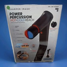Sharper Image Hot  Cold Reach Power Percussion Massager  Model 1018979  158