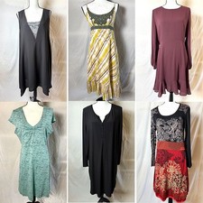 Lot of 6 Womens Sz L Dresses Toad & Co Tahari Papillon Chelsea28 BCBG Zinc EUC