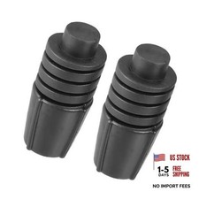 2 Pcs Car Hood Rubber Bumper Hood Bumper Stops Cushion Stoppers Black Rubber