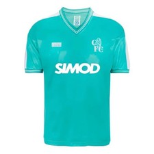 Chelsea 1987 Ausw&auml;rtstrikot Retro Fu&szlig;balltrikot Gr L