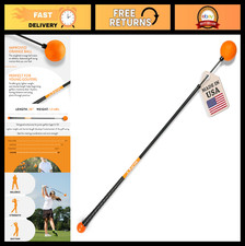 Golf Swing Trainer Aid - Improve Rhythm, Flexibility, Balance, Tempo Strength