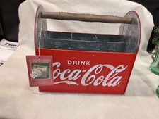 Coca-Cola Utensil Caddy,Silverware Napkin Holder  