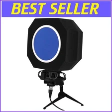 All-in-One Microphone Isolation Shield with Pop Filter for Podcasts & Streaming