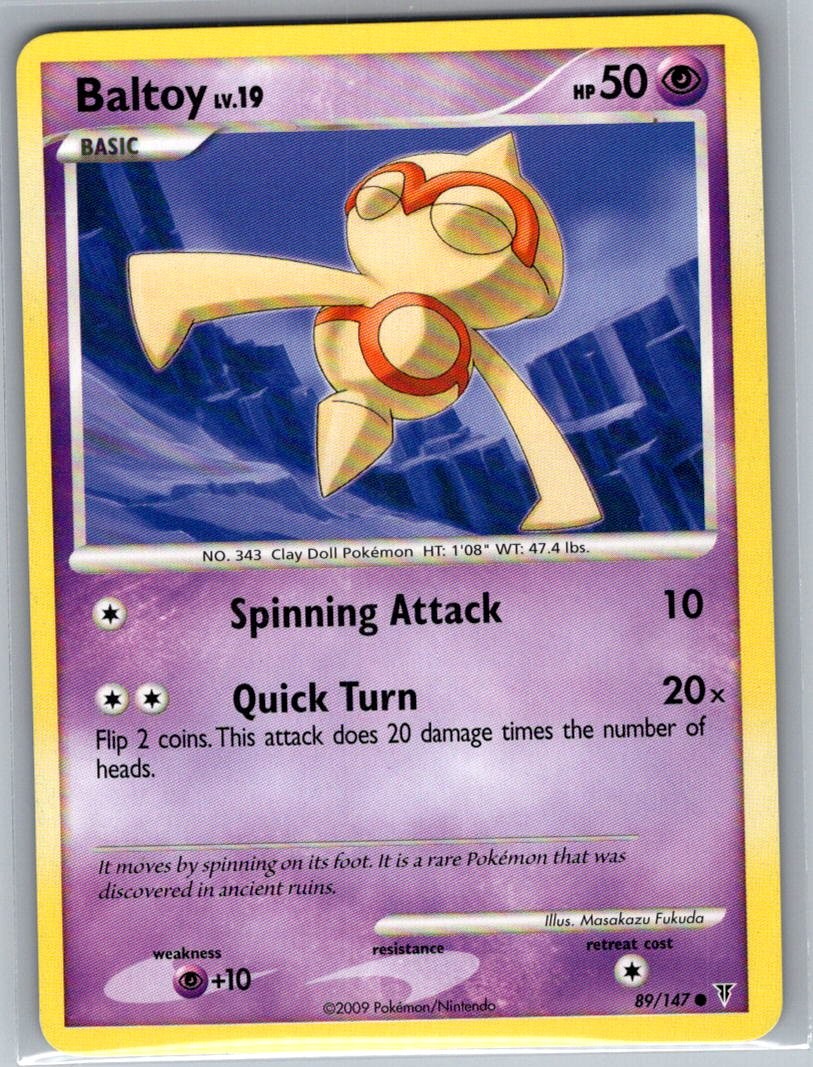 Baltoy 89/147 Non Holo Supreme Victors - Pokemon Card - LP