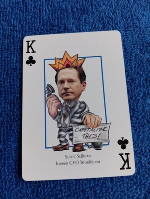 Scott Sullivan Card Wall Street Most Wanted Hero Decks Playing Card CFO Worldcom