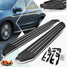 For 16-22 Honda Pilot Aluminum 5.5 Side Step Nerf Bar Flat Running Board Black For 16-22 Honda Pilot Aluminum 5.5 Side Step Nerf Bar Flat Running Board Black