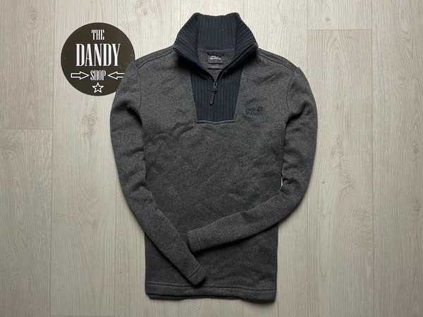 Men Jack Wolfskin Sweater Grey Polyester M