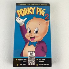 Cartoon Classics VHS Tape Porky Pig 2 Popeye Magpies Vintage 1992 Sealed New