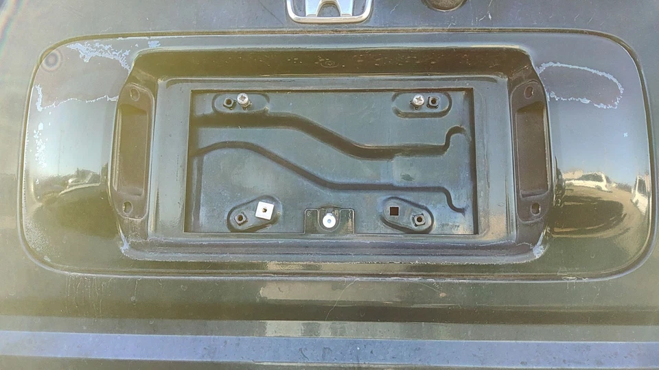 Honda Passport 2000 placa moldura panel envolvente fabricante original Hgm Huntsman verde Foto 4 de 4