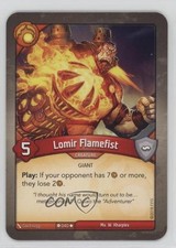 2018 KeyForge: Call of the Archons Lomir Flamefist #040