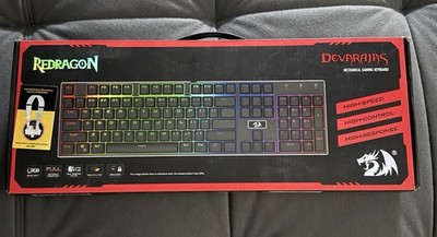Redragon RGB Mechanische Gaming Tastatur OVP