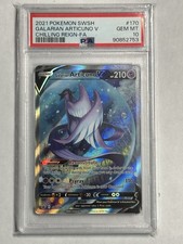 Pokémon Galarian Articuno V Full Art 170/198 Chilling Reign Holo PSA 10 on eBay