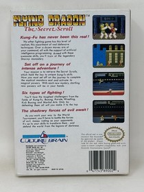 NES Nintendo - Flying Dragon The Secret Scoll - CIB Complete / Clean & Tested
