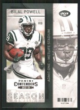 2013 Panini Contenders #55 Bilal Powell New York Jets Football Card 35580