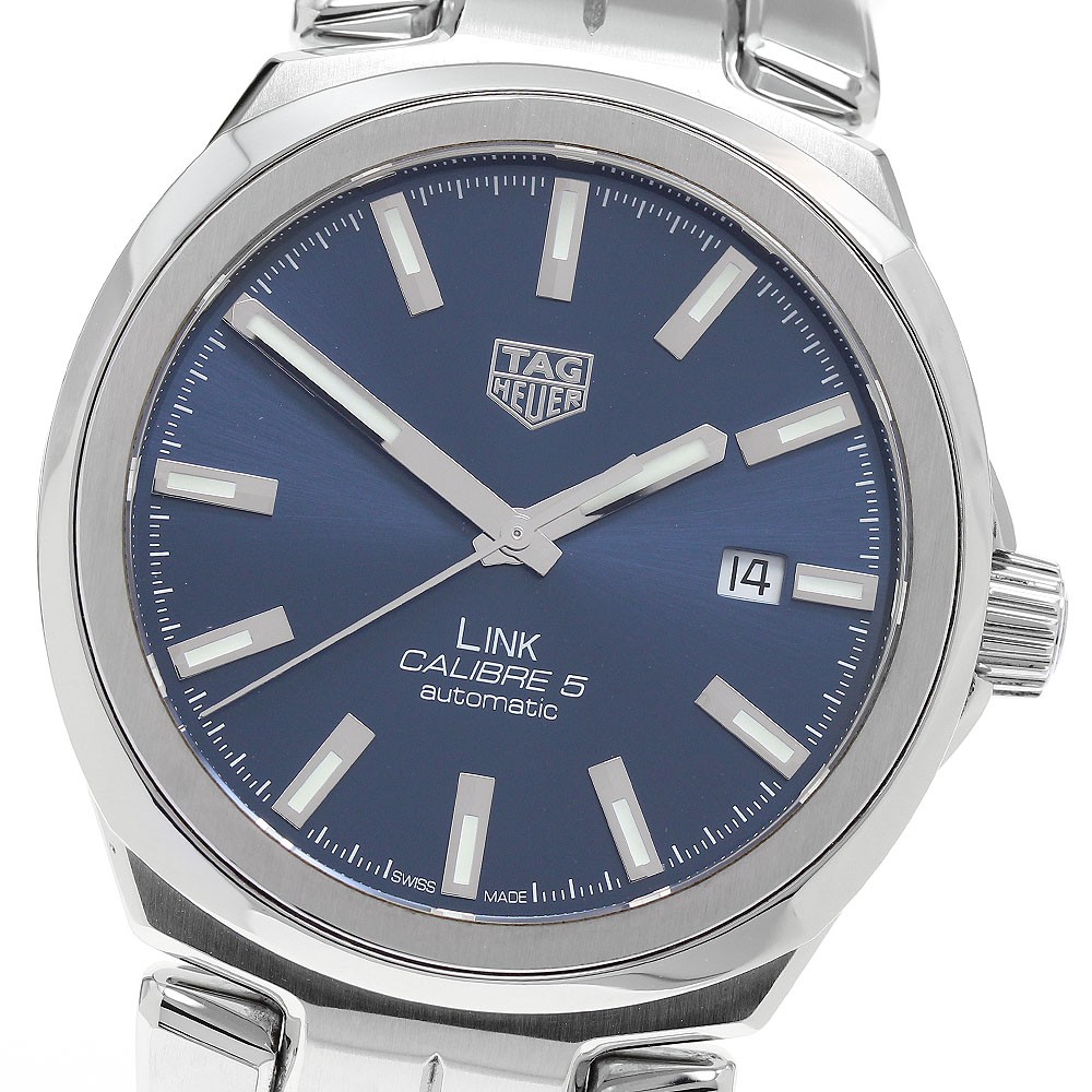 TAG HEUER WBC2112.BA0603 Link Caliber 5 Automatic Men's Watch Used