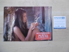 Milla Jovovich Autogramm signed A4 Lobbycard "Rückkehr Zur Blauen Lagune" ACOA