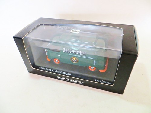 MINICHAMPS 430052215 'VW T1 SPLIT SCREEN KASTENWAGEN VAN, JAGERMEISTER' 1:43 MIB - Picture 3 of 6