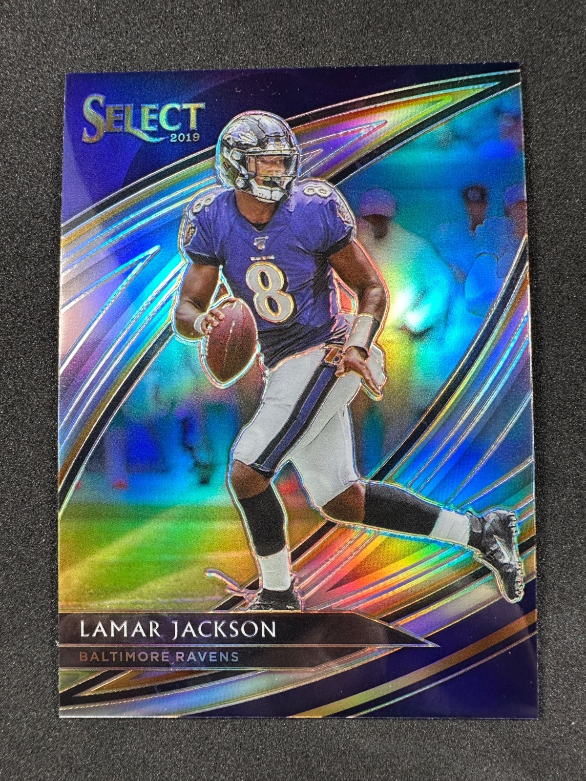2019 Panini Select LAMAR JACKSON Silver Prizm Field Level #214 RAVENS MVP