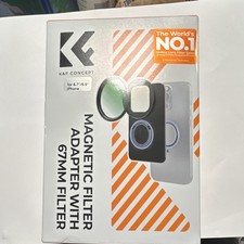K F Concept Magnetic Filter Adapter 67mm for 6.7/6.8" iPhone with Case